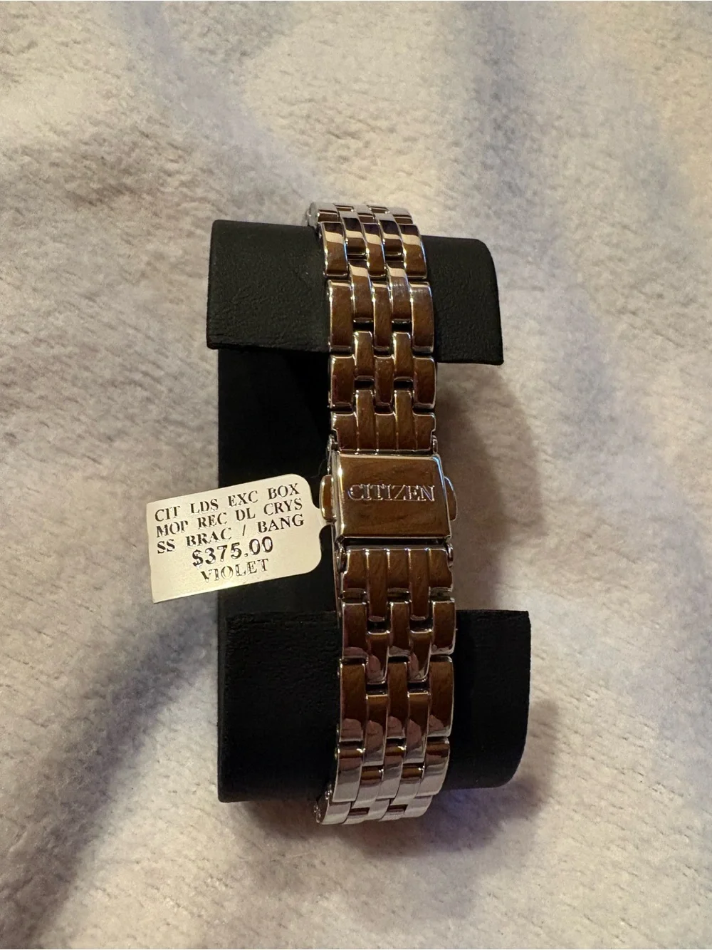 Citizen EX1470-60D Eco-Drive Crystal Watch & Bangle Set NWT Boxed